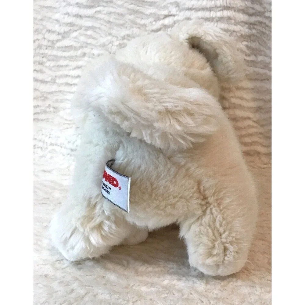 Gund Plush Dog Sadie Puppy Creamy White Stuffed Animal 10 Inch Toy HTF Beige